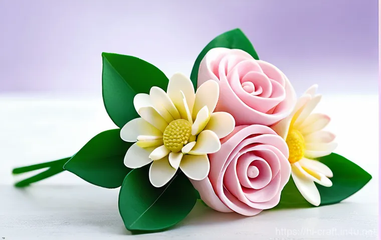 수공예 비누꽃 만들기 - **Exquisite Soap Flower Bouquet**: A close-up, high-definition photograph of a luxurious bouquet of ...