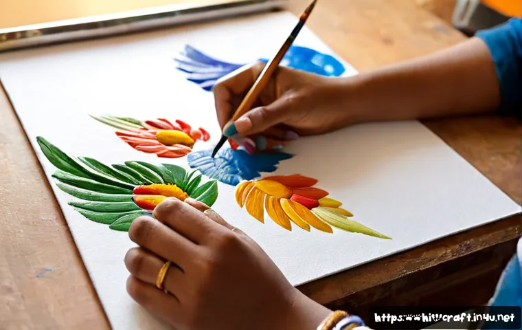 수공예 손그림 아트 관련 이미지 1
